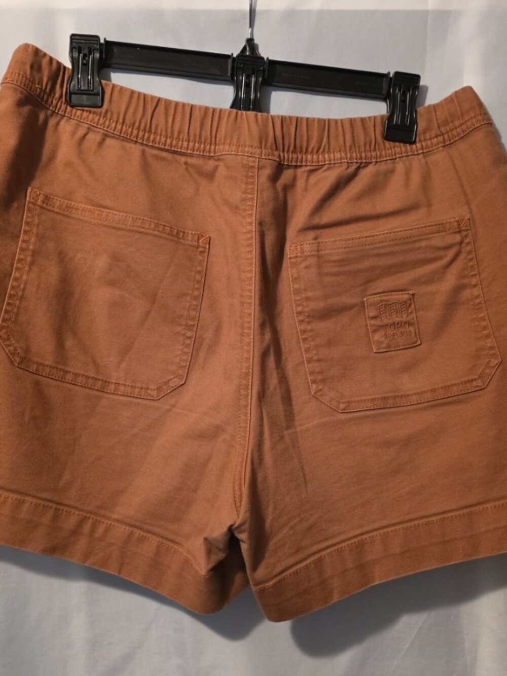 Topo Designs Shorts Womens Large Brown Shorts Elastic Waist - Picture 2 of 4